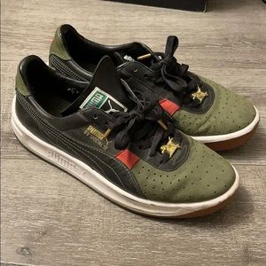 Puma GV Special SE gucci color Sz 9 green red blk